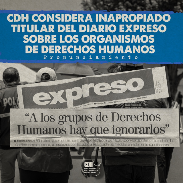 CDH al diario Expreso